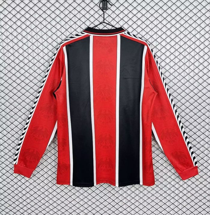 Long Sleeve Retro Jersey 1996-1997 Eintracht Frankfurt Home Football Shirt Vintage Soccer Jersey