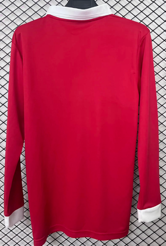 Long Sleeve Fan Version Wales 150th Anniversary Red Soccer Jersey Football Shirt
