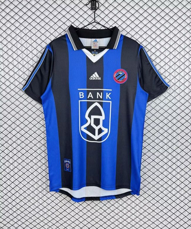 Retro Jersey 1998-1999 Cercle Brugge KSV Home Soccer Jersey Football Shirt
