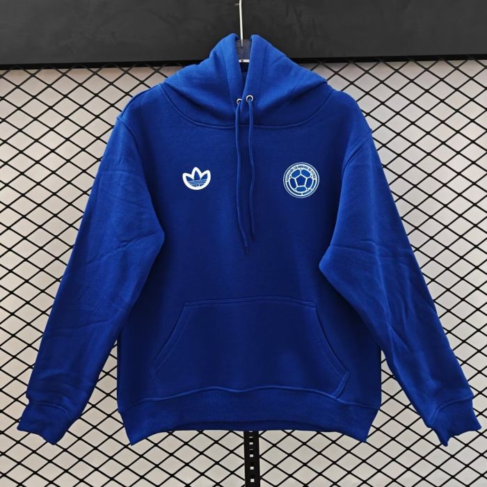 2026 Colombia Soccer Training Away Shield Hoodie Football Hoody