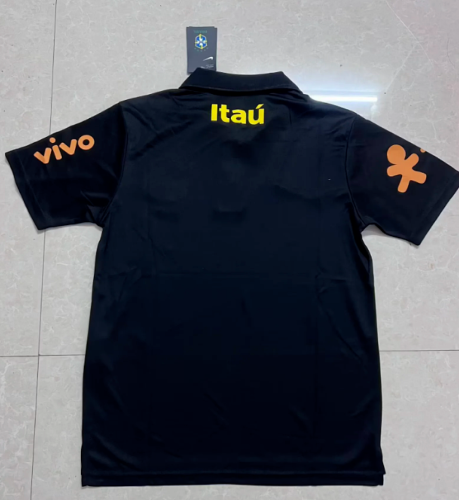 Fan Version 2026 Brazil Black Soccer Polo Brasil Camisetas de Futbol T-shirt