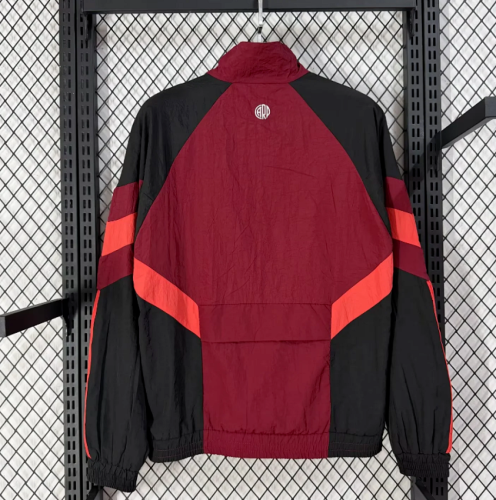 2025-2026 River Plate Red/Black Soccer Windbreaker Jacket Football Jacket