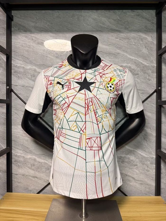 Player Version 2026 Ghana Home White Soccer Jersey Football Shirt
