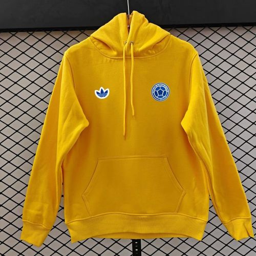 2026 Colombia Soccer Training Away Shield Hoodie Football Hoody