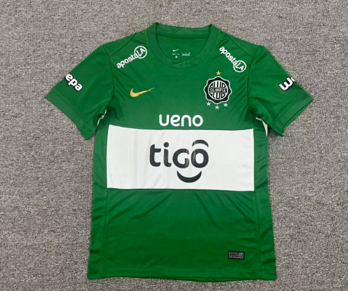 Fan Version 2026-2027 Olimpia Third Away Green Football Shirt Soccer Jersey