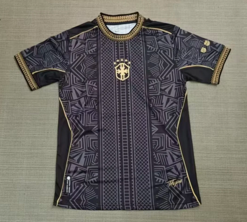 Fan Version 2026 Brazil Black Concept Version Soccer Jersey Brasil Camisetas de Futbol