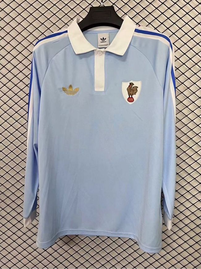 Long Sleeve France Rugby 120th Anniversary Jersey