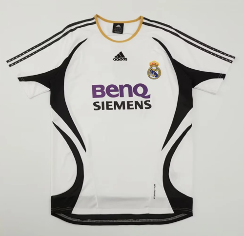 Retro Jersey 2006-2007 Real Madrid White Soccer Training Jersey Vintage Football Shirt