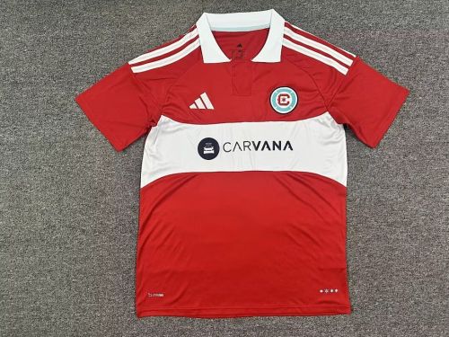 Fan Version 2026-2027 Chicago Fire Home Soccer Jersey Men's Football Kit