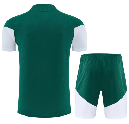 Adult Uniform 2026 Italy Green Soccer Training Jersey and Shorts Football Kits