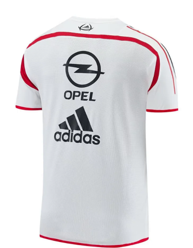 Retro Jersey 2004-2005 AC Milan White Soccer Training Jersey Vintage Football Shirt
