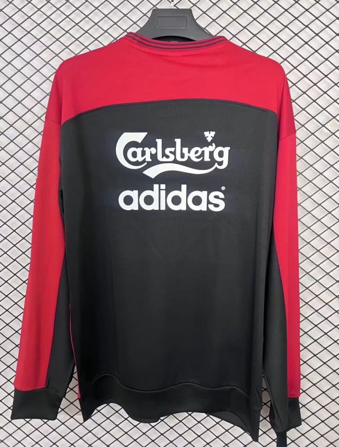 Retro Sweater 1993-1995 Long Sleeve Liverpool Green Soccer Training Sweater
