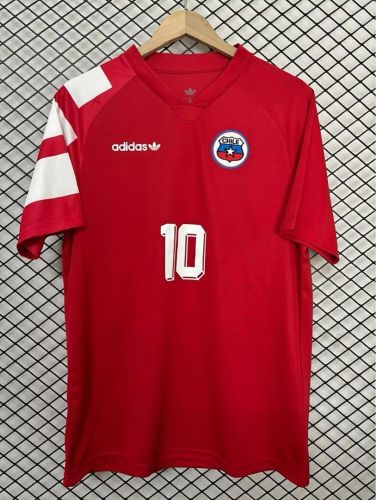 Retro Jersey 1994 Chile 10 Home Soccer Jersey Vintage Football Shirt