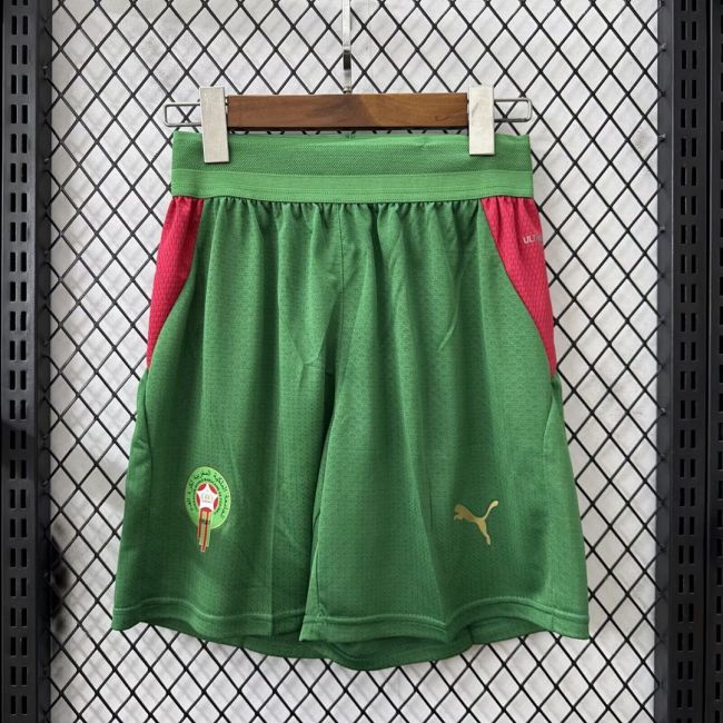 Player Version 2026 Morocco Home Soccer Shorts Football Shorts