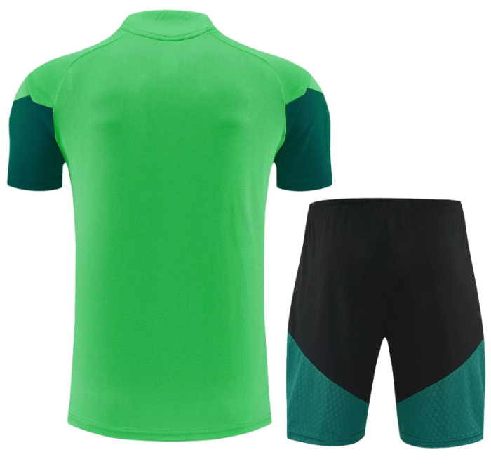 Adult Uniform 2026 Mexico Green Soccer Training Jersey and Shorts Football Kits