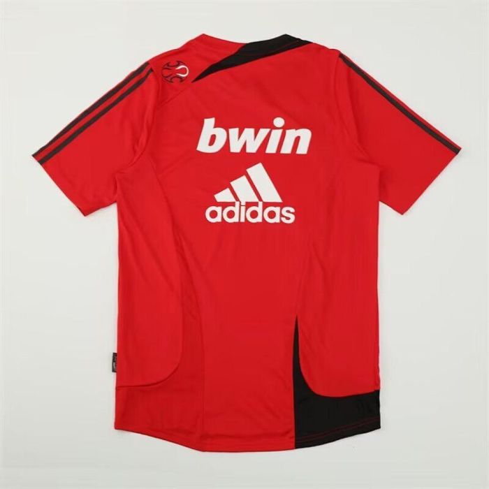 Retro Jersey 2007-2008 AC Milan Red Soccer Training Jersey Vintage Football Shirt