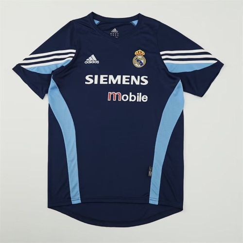 Retro Jersey 2005-2006 Real Madrid Dark Blue Soccer Training Jersey Vintage Football Shirt