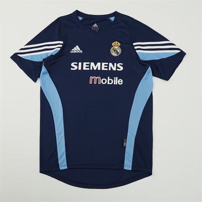 Retro Jersey 2005-2006 Real Madrid Dark Blue Soccer Training Jersey Vintage Football Shirt