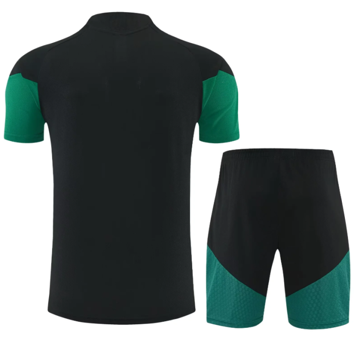 Adult Uniform 2026 Mexico Black Soccer Training Jersey and Shorts Football Kits