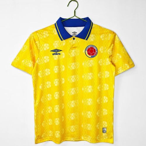 Retro Jersey 1993 Colombia Home Soccer Jersey Vintage Football Shirt