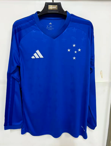 Long Sleeve 2026-2027 Cruzeiro Home Football Shirt Soccer Jersey