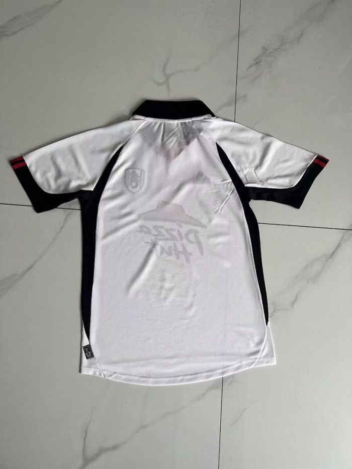 Fulham Football Shirt Retro Jersey 2001-2002 Fulham Home Soccer Jersey Vintage Football Shirt