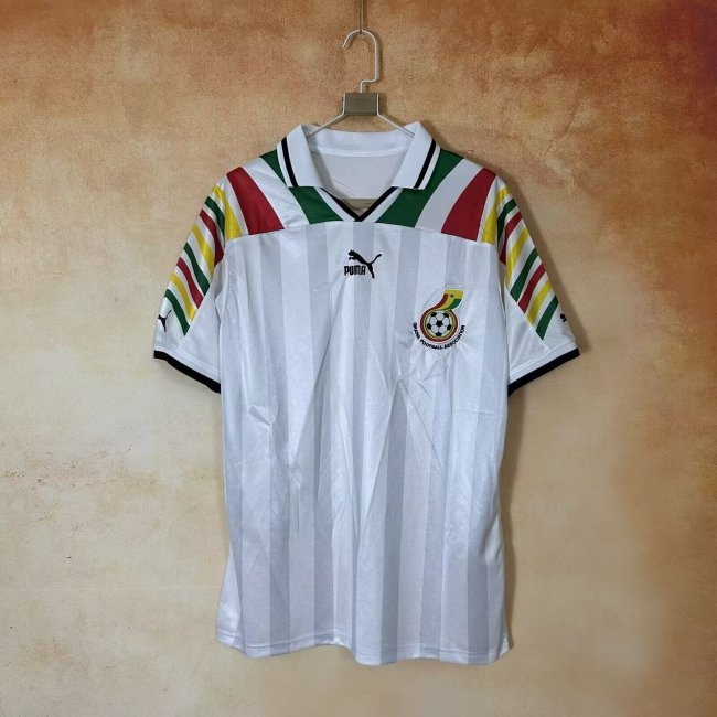 Fan Version 2026-2027 Ghana White Soccer Polo Football Shirt