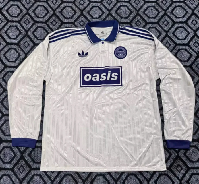 Long Sleeve 2025-2026 AD Oasis 25 White/Purple Soccer Sweater