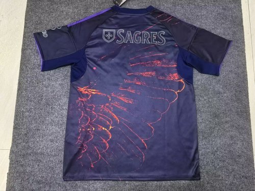 Fan Version 2025-2026 Benfica Fourth Away Purple Soccer Jersey Football Shirt