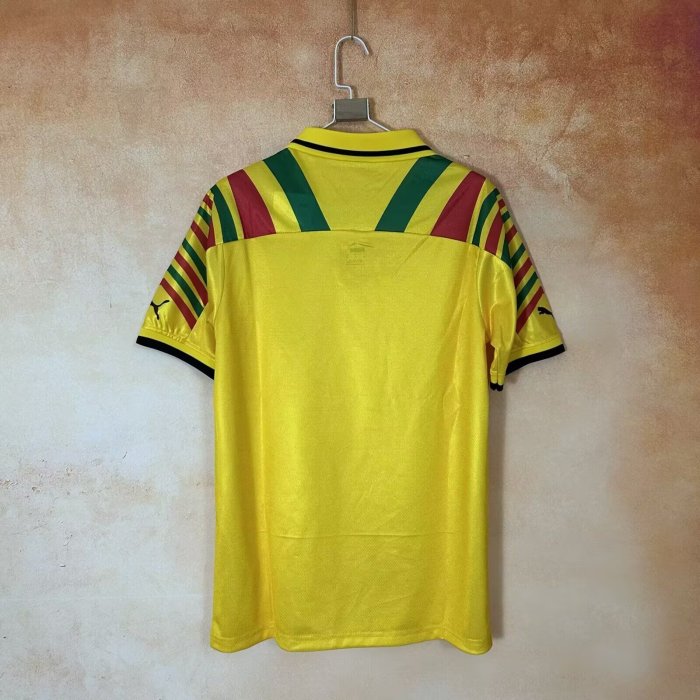 Fan Version 2026-2027 Ghana Yellow Soccer Polo Football Shirt