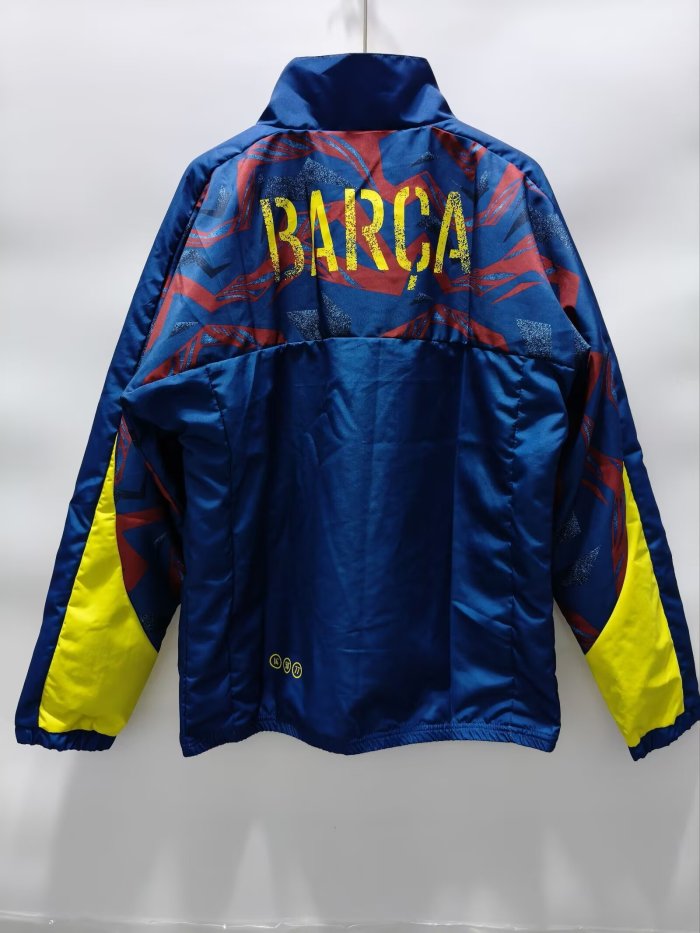 2025-2026 Barcelona Blue Soccer Windbreaker Jacket Football Jacket