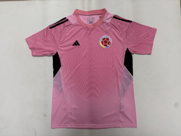 Fan Version 2026 Colombia Pink Goalkeeper Soccer Jersey Columbia Camisetas de Futbol