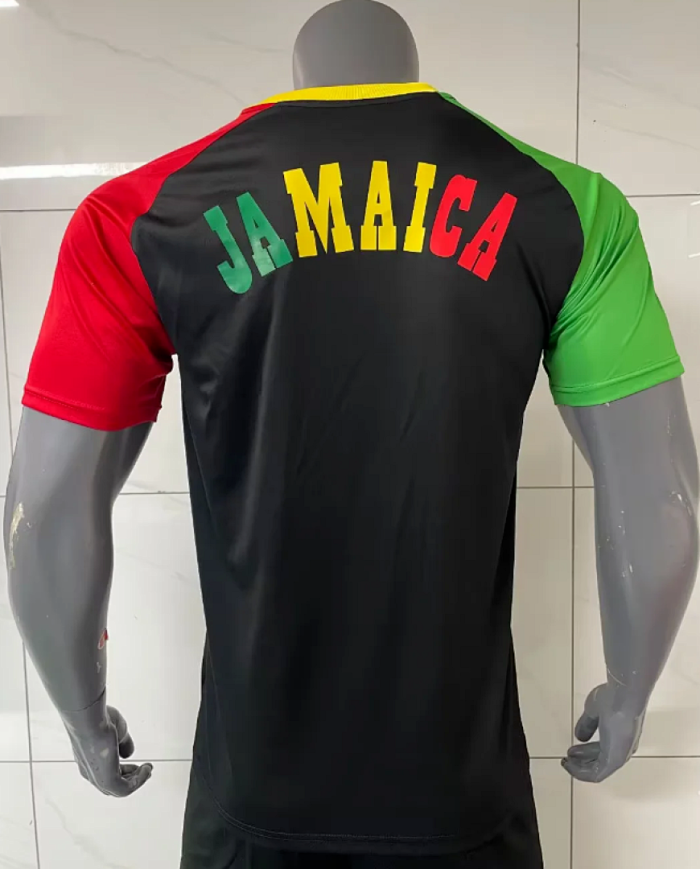 Fan Version 2026 Jamaica Black Goalkeeper Soccer Jersey Football Shirt