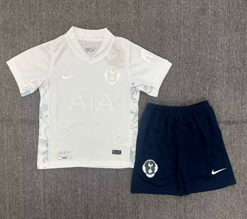 Youth Uniform Kids Kit 2025-2026 TOT 125th Anniversary Soccer Jersey Shorts Child Football Set