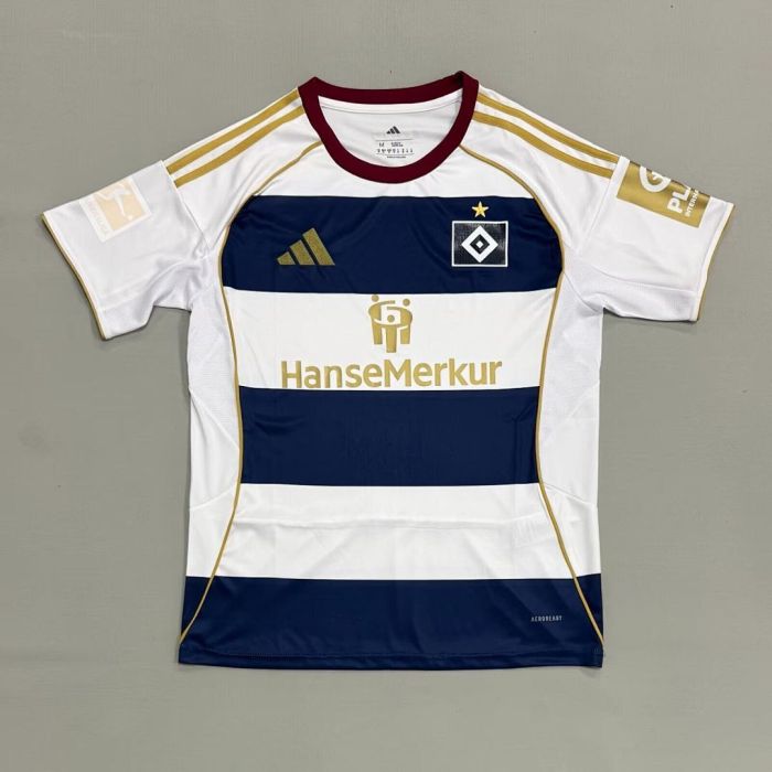 Fan Version 2025-2026 Hamburg 1887 Version Soccer Jersey Hamburger Football Shirt