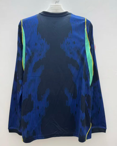 Long Sleeve Fan Version 2026 Brazil Away Soccer Jersey Brasil Camisetas de Futbol