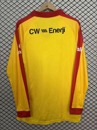 Long Sleeve Fan Version 2025-2026 Galatasaray Yellow Retro Collection Soccer Jersey Football Shirt