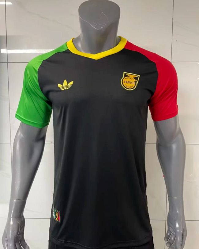 Fan Version 2026 Jamaica Black Goalkeeper Soccer Jersey Football Shirt