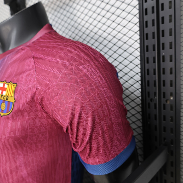 Barca Camisetas de Futbol Player Version 2026-2027 Barcelona Blue/Red Special Edition Soccer Jersey