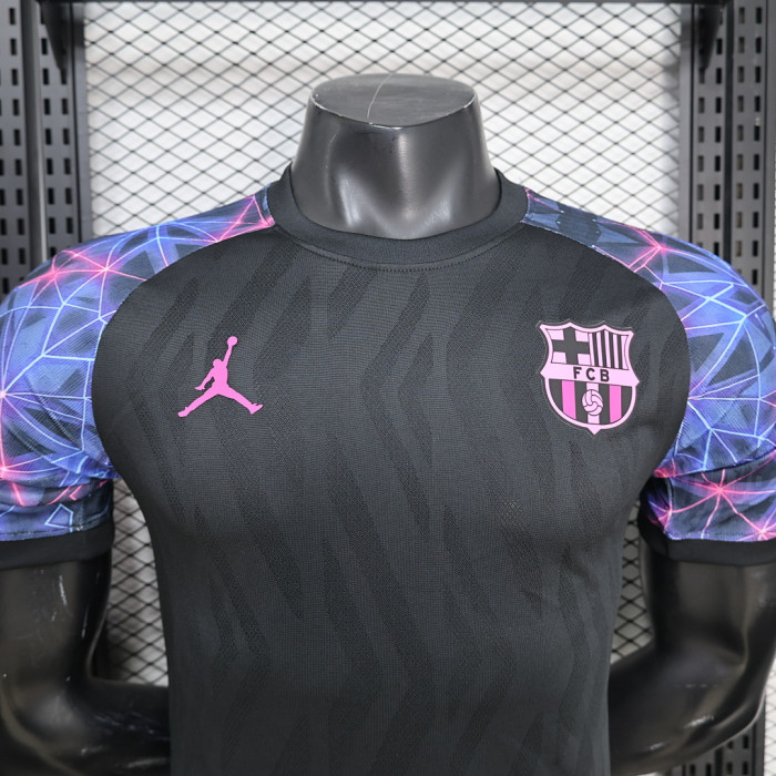 Barca Camisetas de Futbol Player Version 2026-2027 Barcelona Black Special Edition Soccer Jersey