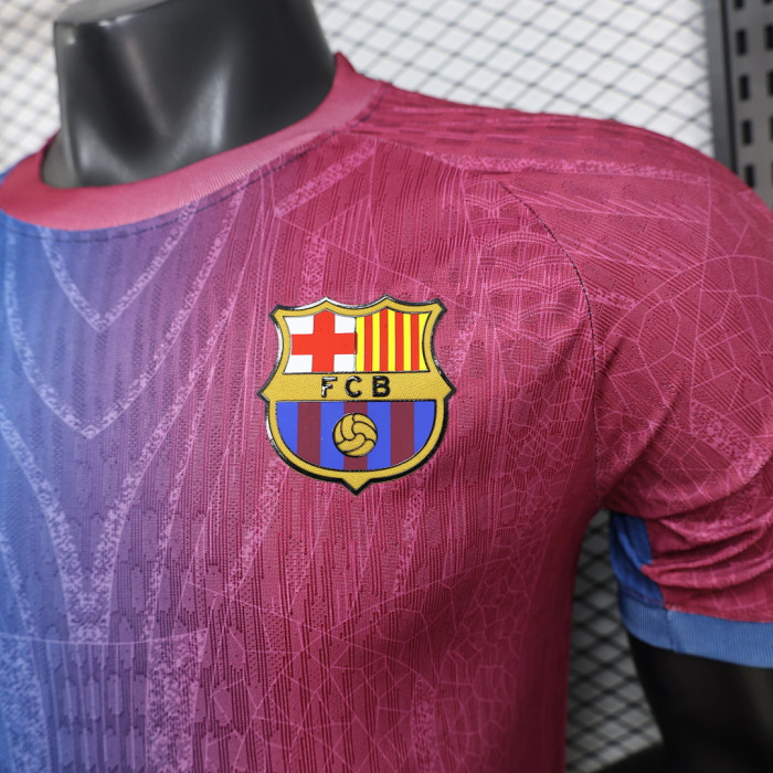 Barca Camisetas de Futbol Player Version 2026-2027 Barcelona Blue/Red Special Edition Soccer Jersey