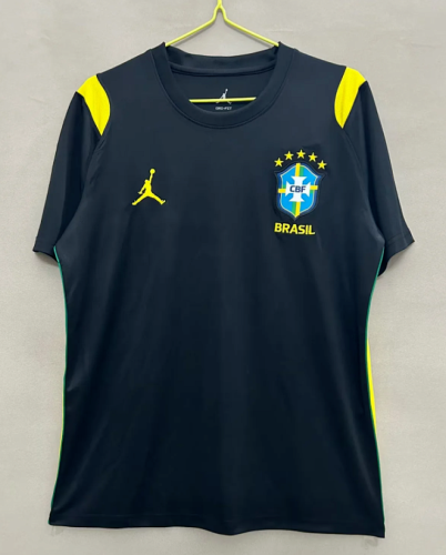 Fan Version 2026 Brazil Black Black Goalkeeper Soccer Jersey Brasil Camisetas de Futbol