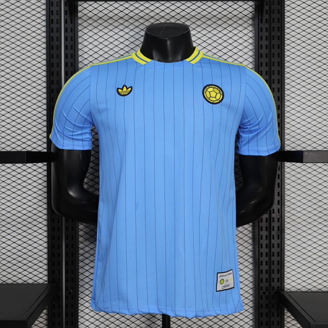 Fan Version 2026 Colombia Blue Icon Soccer Jersey Camisetas de Futbol