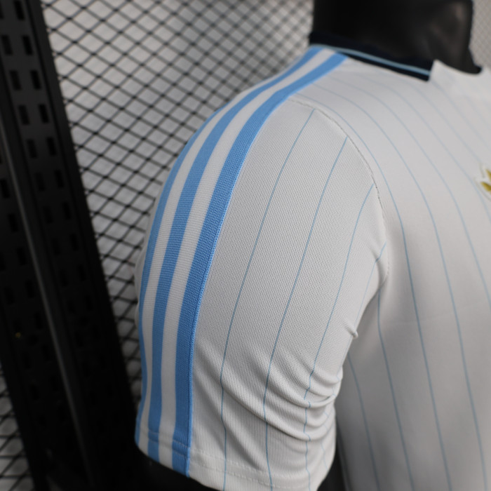 Fan Version 2026 Argentina White Icon Soccer Jersey Football Shirt