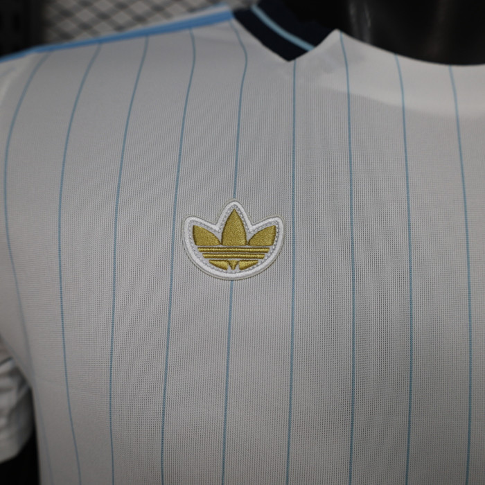 Fan Version 2026 Argentina White Icon Soccer Jersey Football Shirt