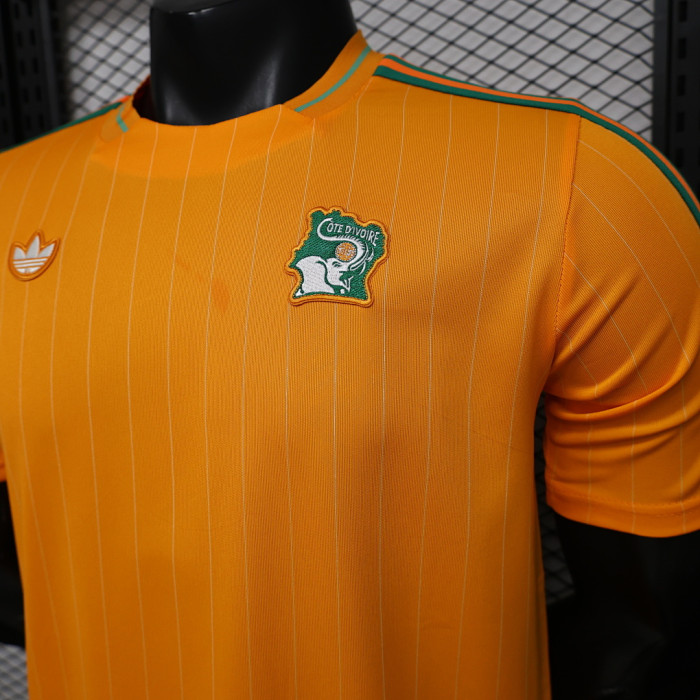 Fan Version 2026 Ivory Coast Icon Football Shirt Côte d'Ivoire Orange Soccer Jersey