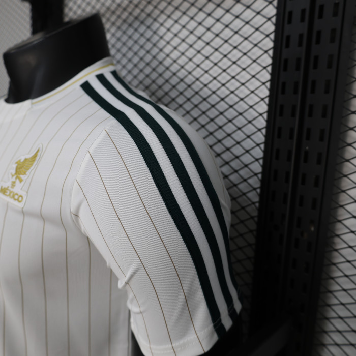 Fan Version 2026 Mexico White Icon Soccer Jersey Football Shirt