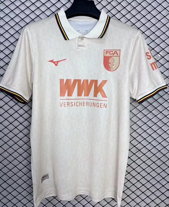Fan Version FC Augsburg 2025-2026 Fourth Away Soccer Jersey Football Shirt