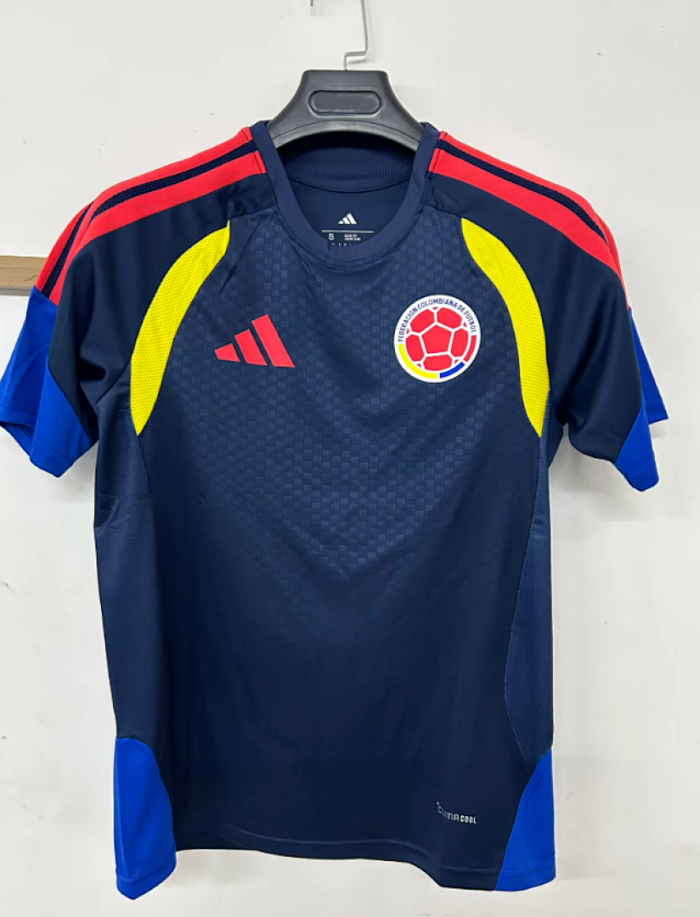 Fan Version 2026 Colombia Dark Blue Soccer Training Jersey Columbia Camisetas de Futbol