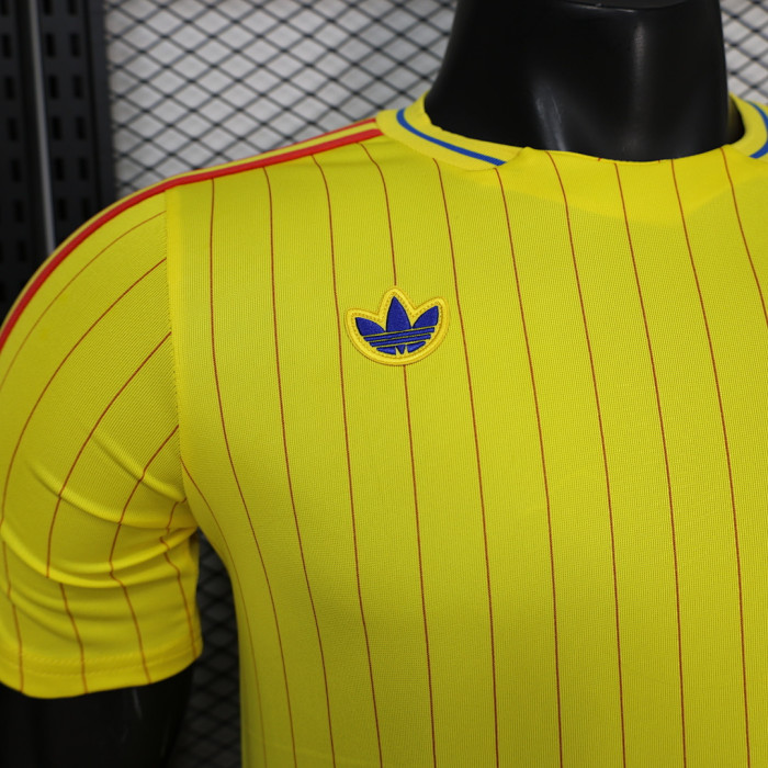 Fan Version 2026 Colombia Yellow Icon Soccer Jersey Camisetas de Futbol